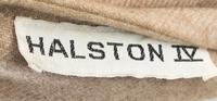 A Halston Taupe Wool Kaftan,