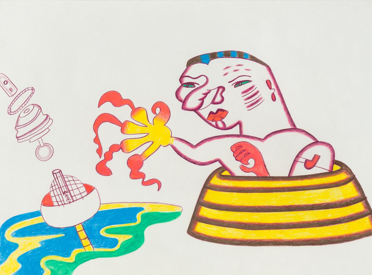 Karl Wirsum, (American, b. 1939), Untitled