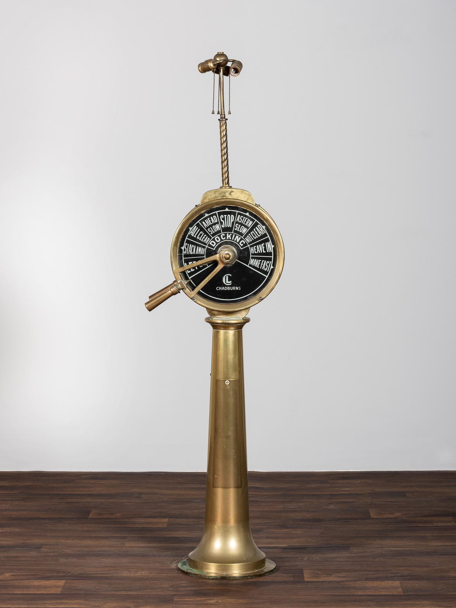 A Chadburn's Brass Ship's Telegraph