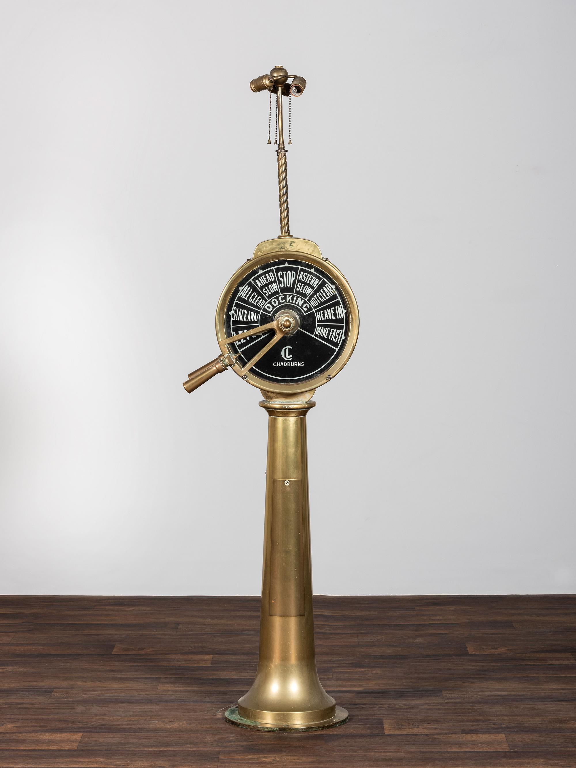 A Chadburn's Brass Ship's Telegraph