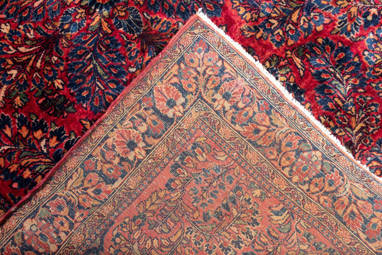 A Sarouk Wool Rug