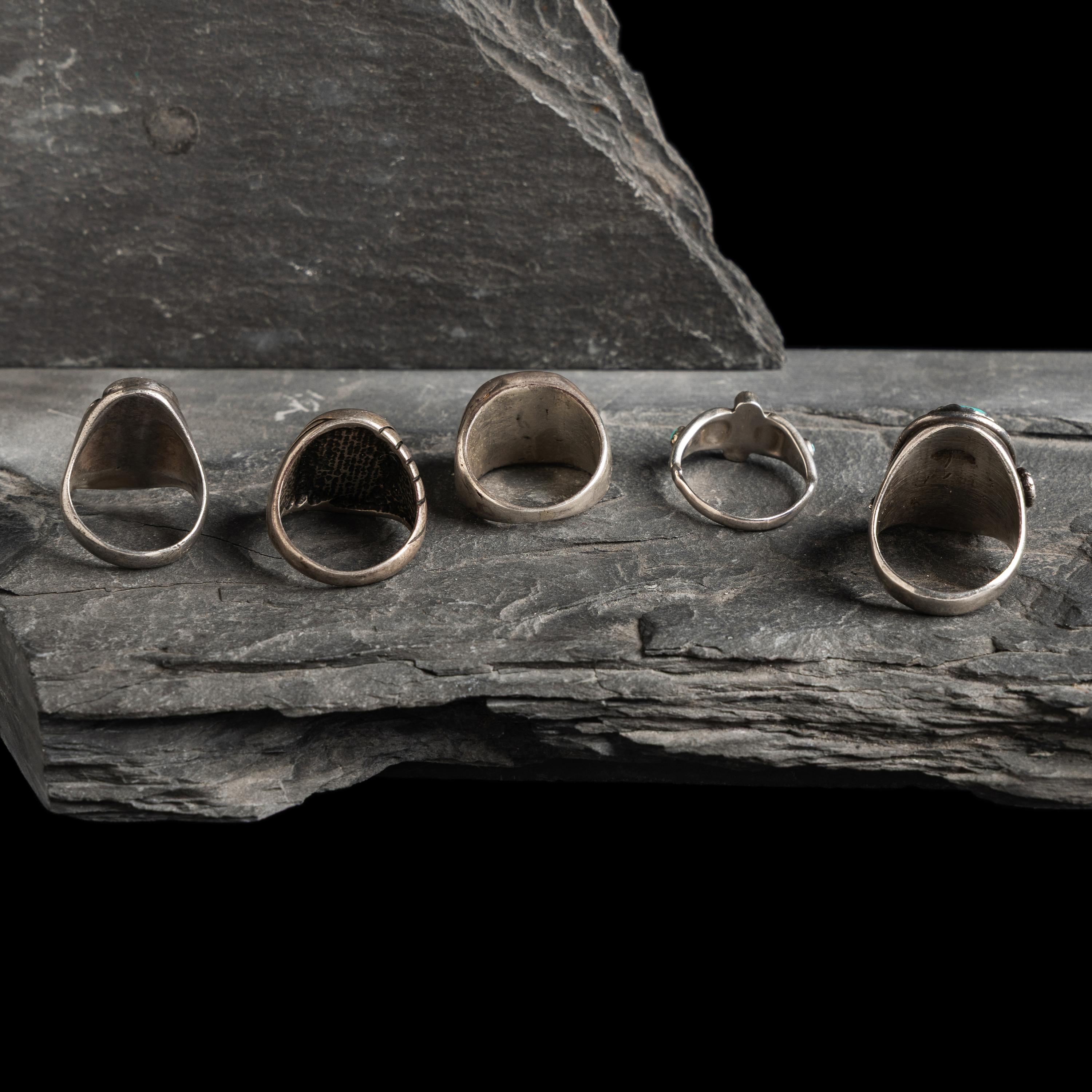 Navajo, Zuni, and Southwestern-stye Rings