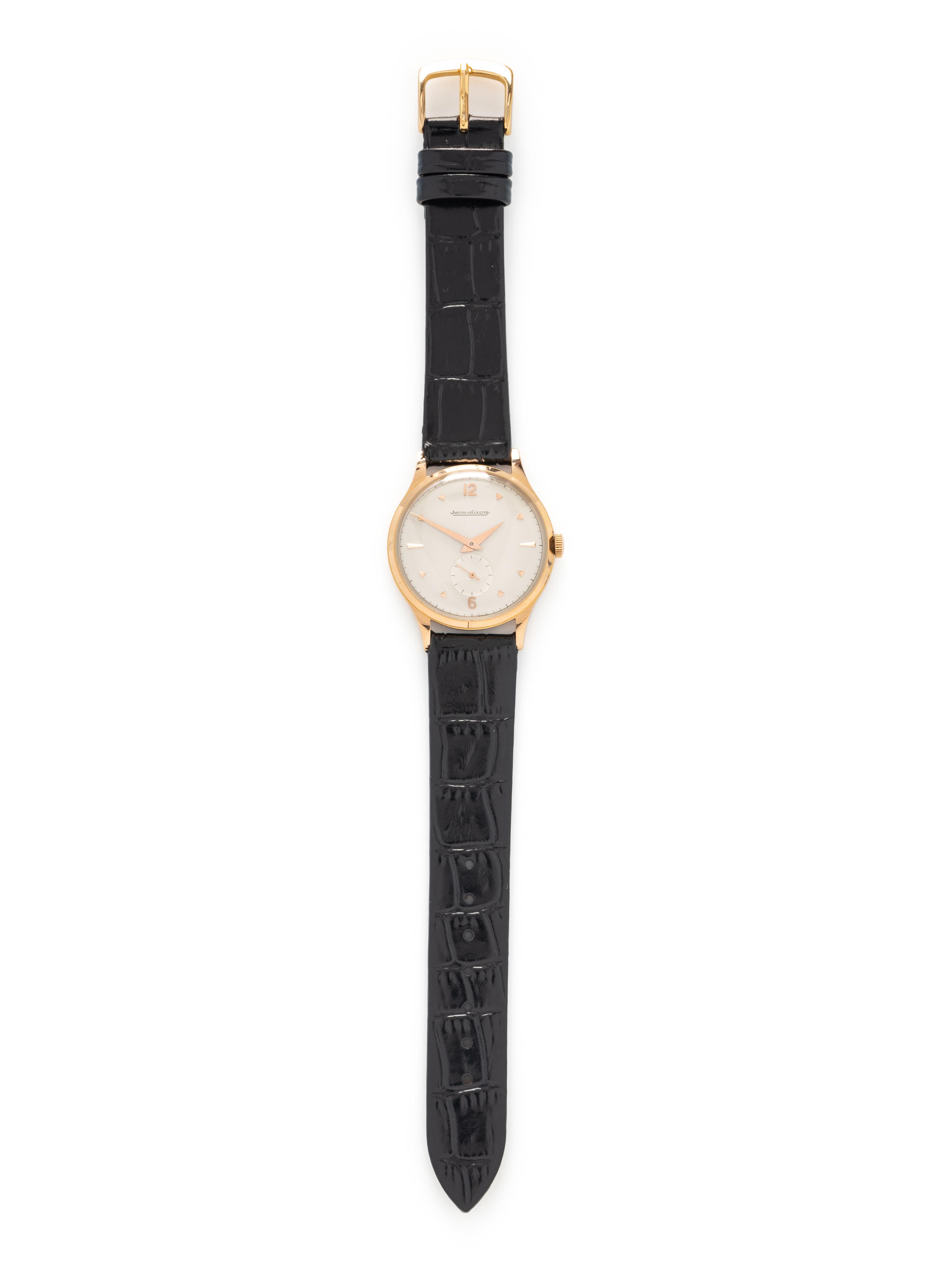 JAEGER-LECOULTRE, 18K YELLOW GOLD WATCH