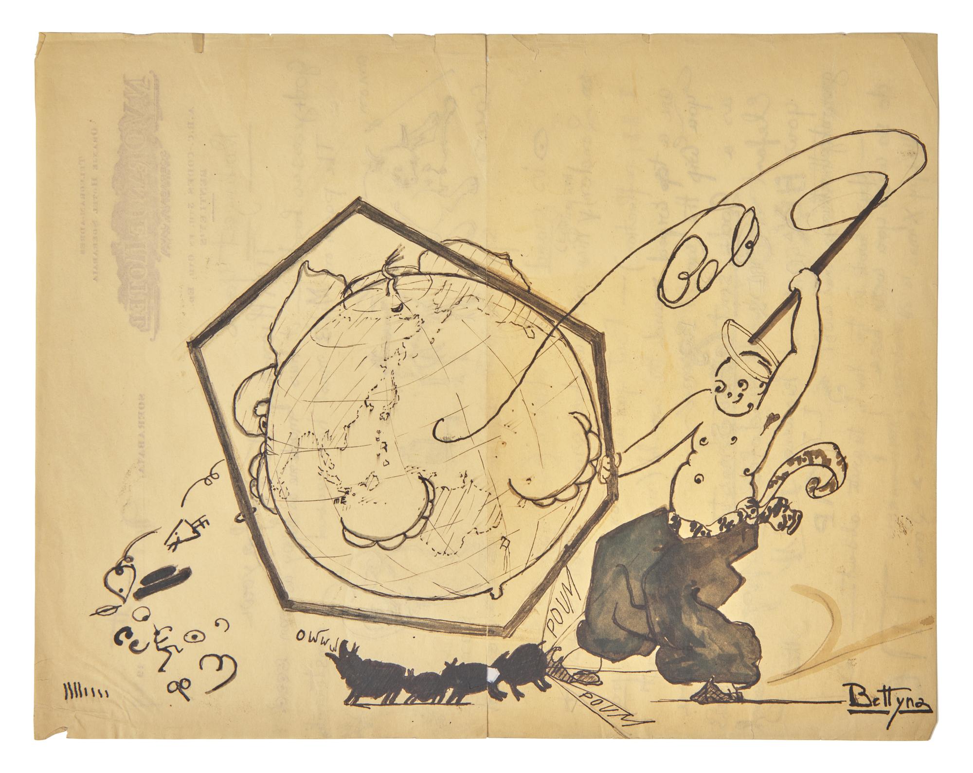 [Black Sun Press] Brown, Bob. 1450-1950, With An Autograph and Illustrated Letter