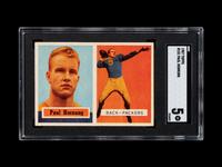 A 1957 Topps Paul Hornung Rookie Football Card No. 151 (SGC 5 EX)