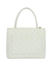 Chanel White Medallion Tote