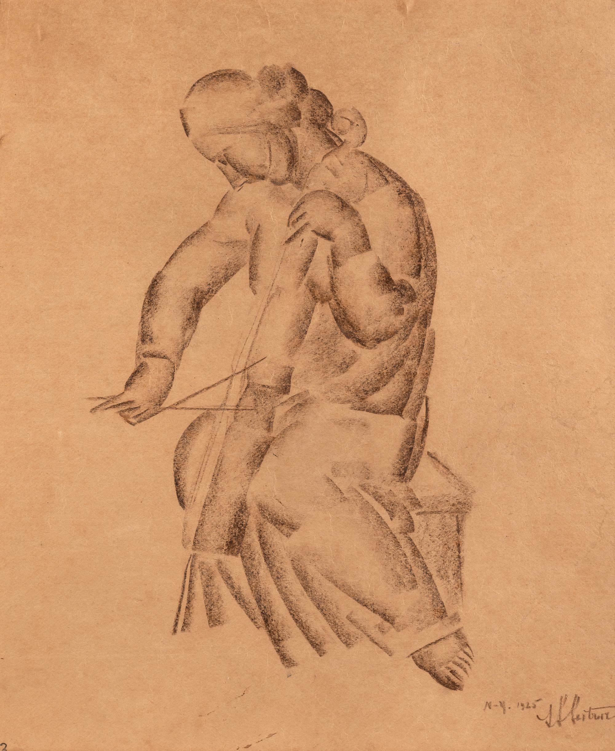 Woman Playing Cello