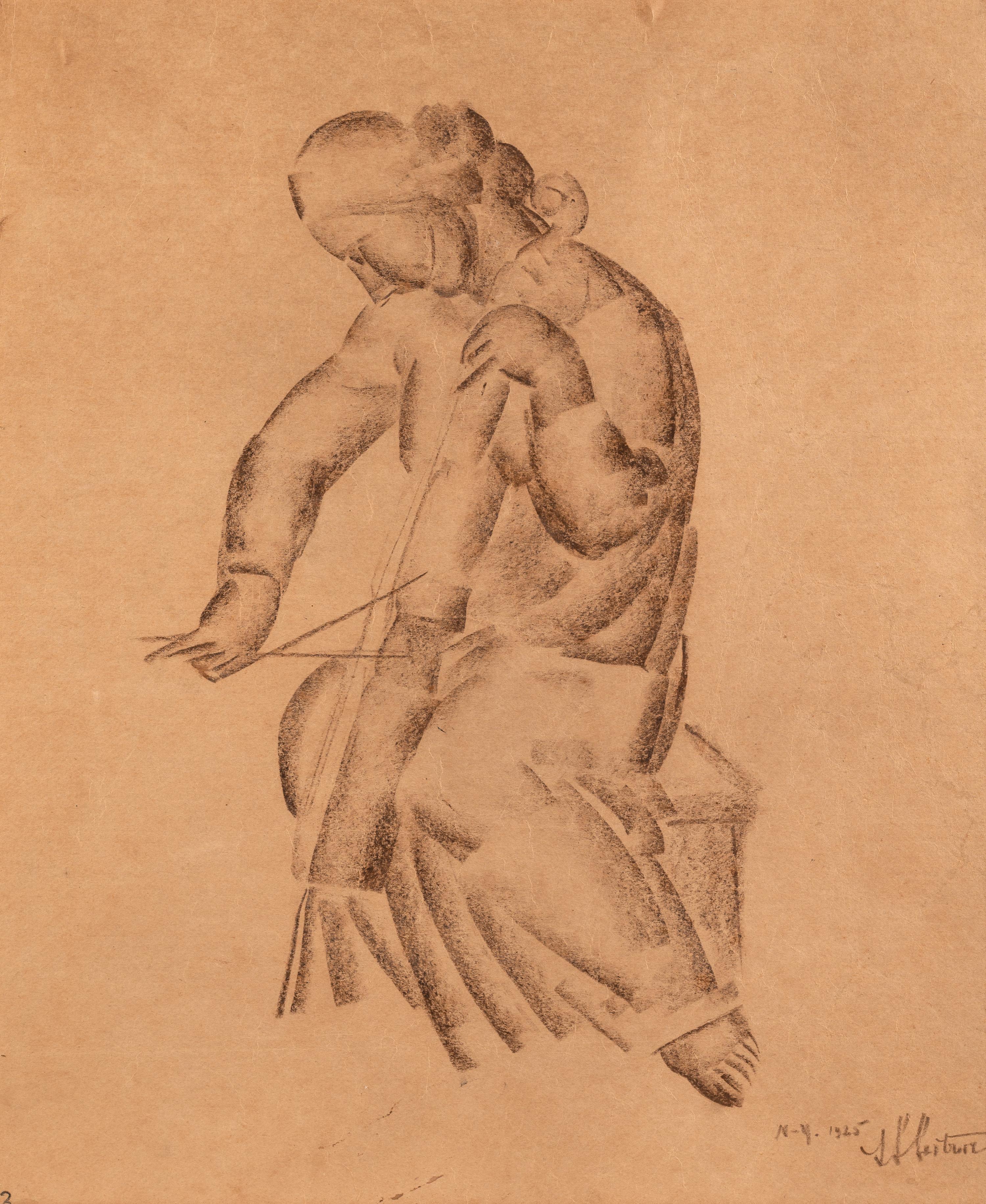 Woman Playing Cello