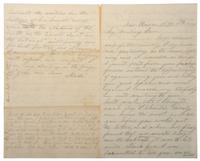[CIVIL WAR]. War-date letters of Corporal Edwin J. Barden, 7th Regiment Connecticut Volunteer Infantry, combat soldier and later clerk at Headquarters Department of the South, Headquarters X Corps, and Headquarters US Army, Office of Chief Commissary.