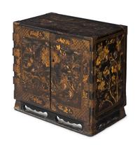 A Chinese Export Lacquered Cabinet