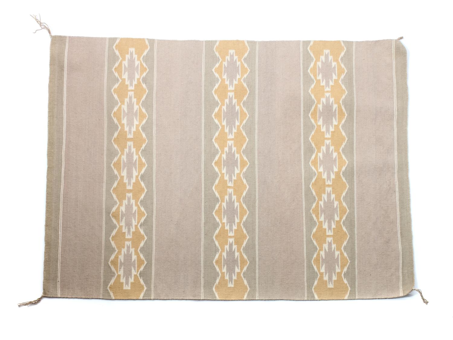 Two Navajo Weavings Larger: 39 x 49 inches
