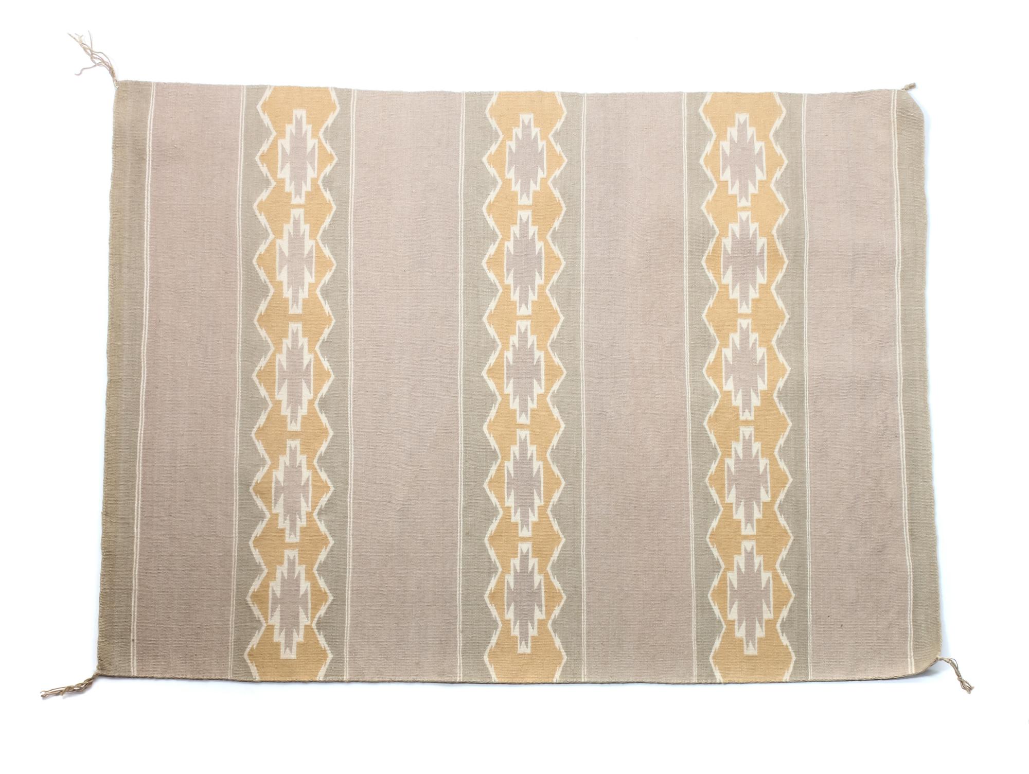 Two Navajo Weavings Larger: 39 x 49 inches