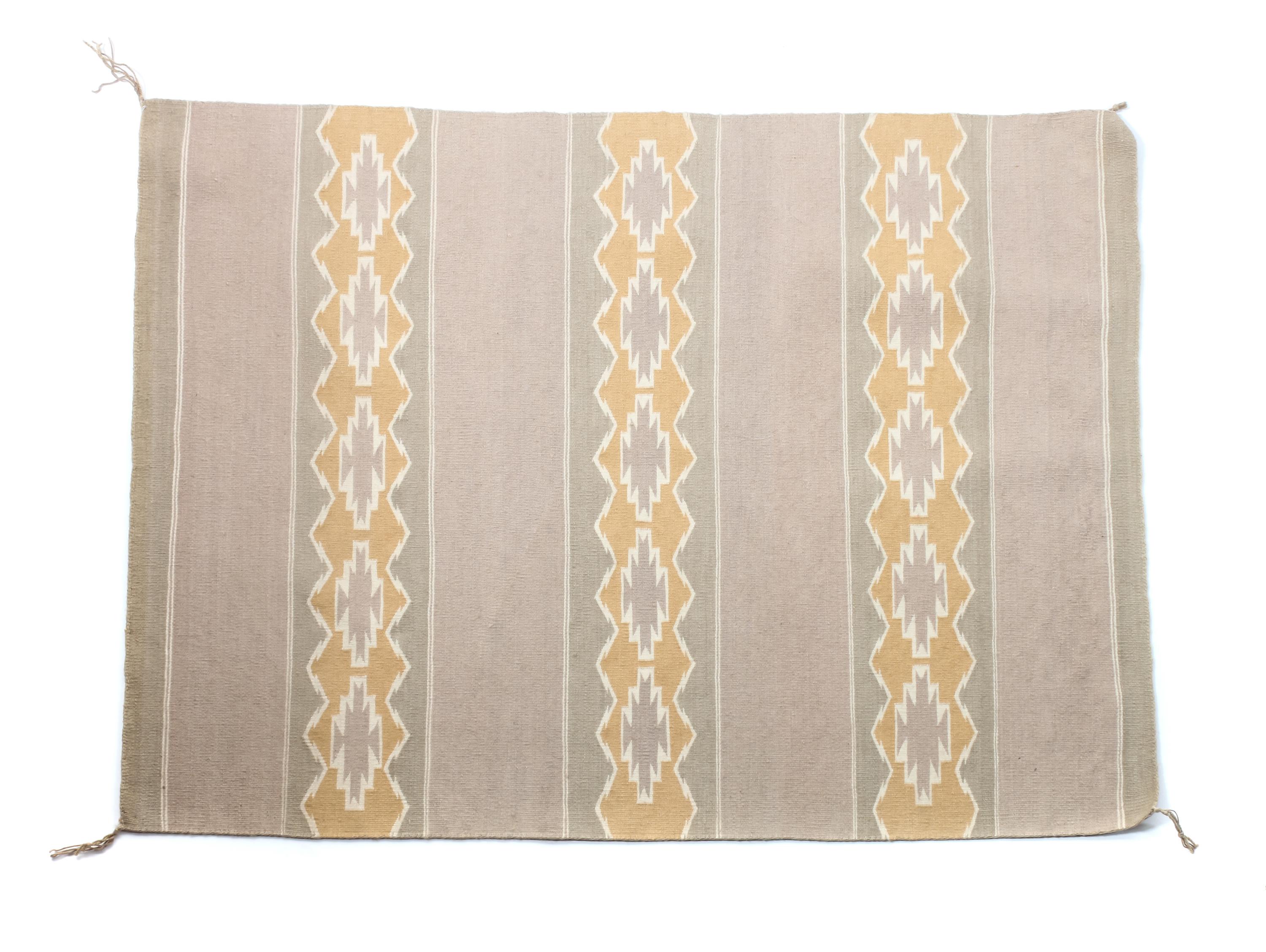 Two Navajo Weavings Larger: 39 x 49 inches