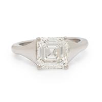 Diamond and Platinum Ring
