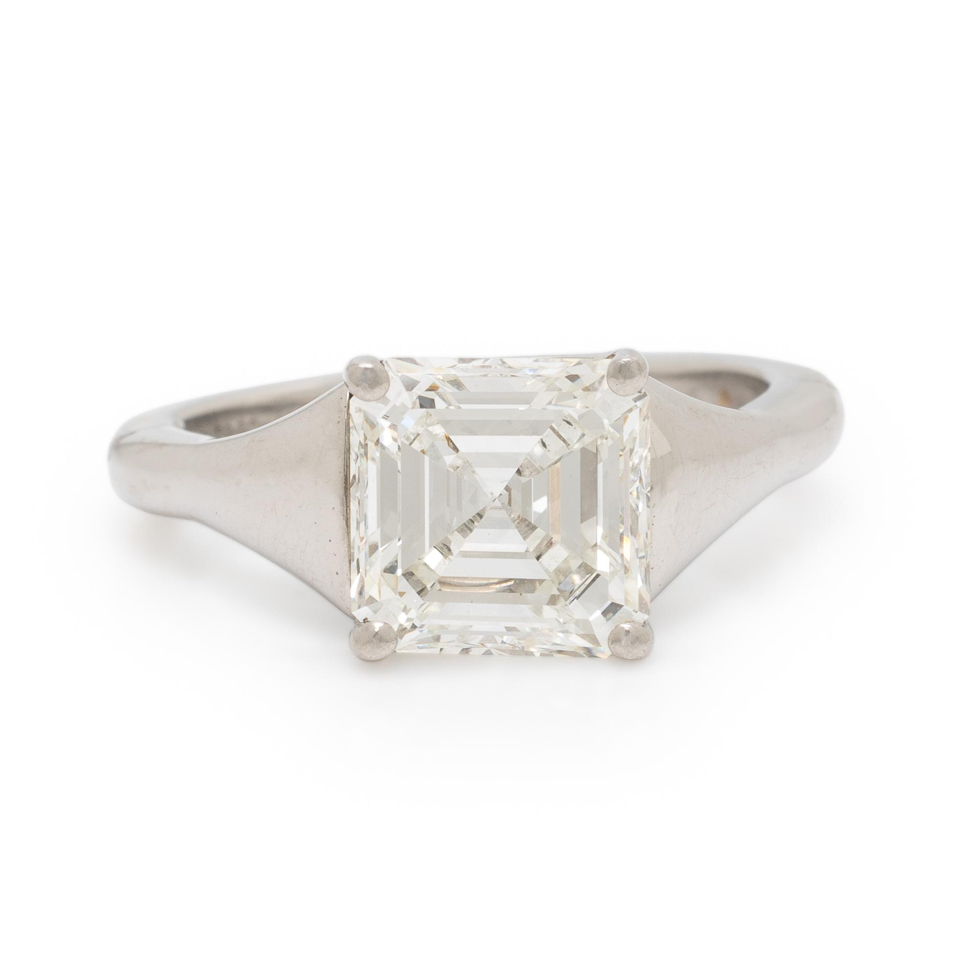 Diamond and Platinum Ring