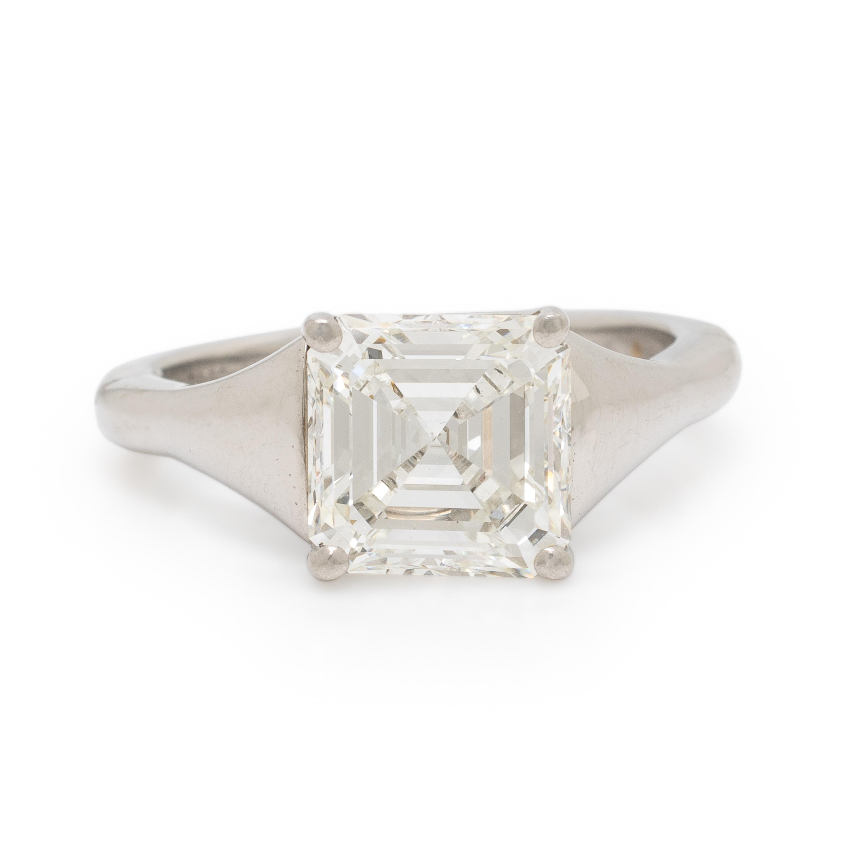 Diamond and Platinum Ring