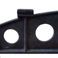 An Industrial Cast Iron Tool 72" W x 3" D x 12" H — United States, Circa 1900