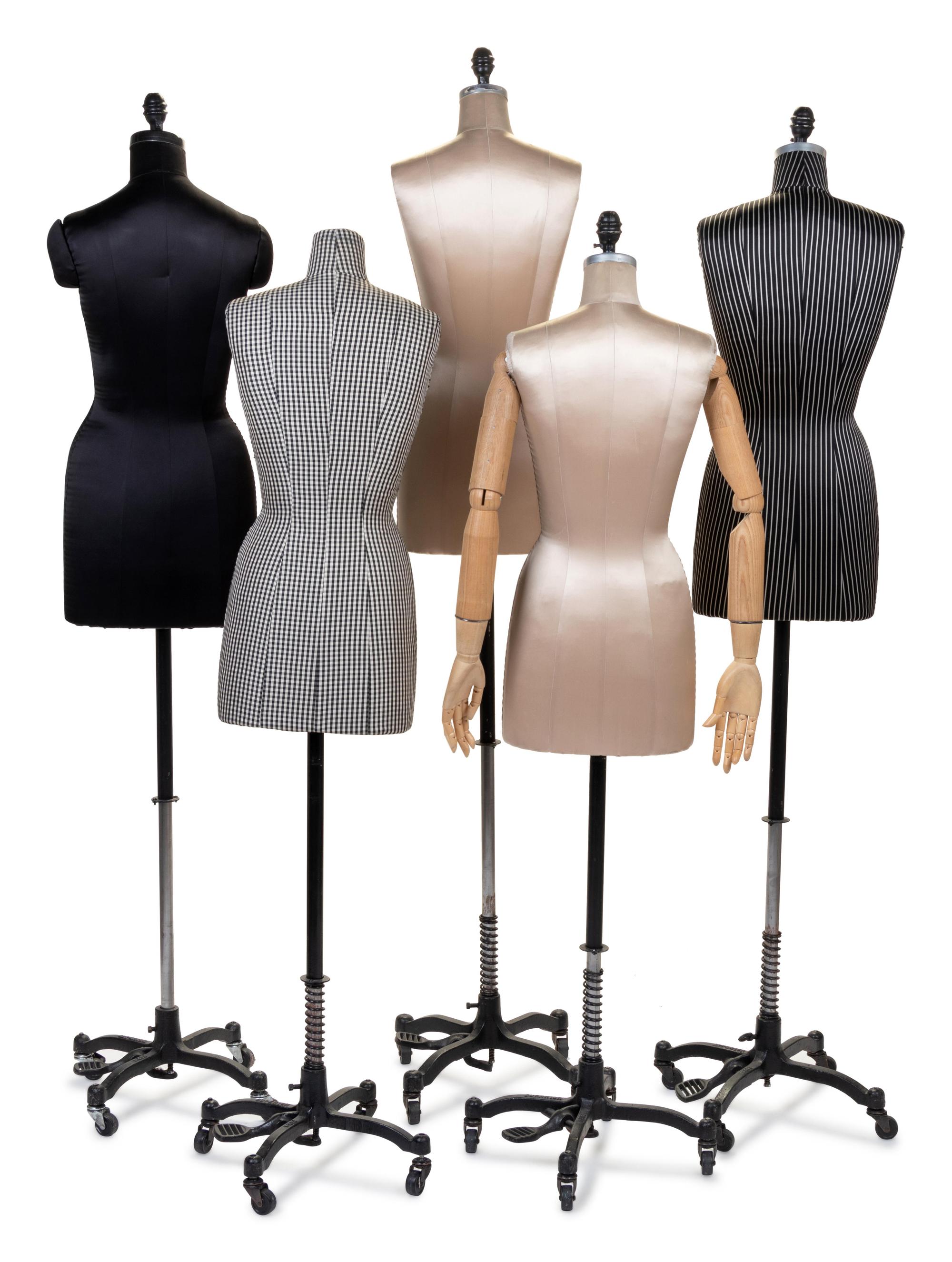 Five Geoffrey Beene Studio Dress Forms, 1980-90s