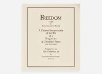 [Art] Walker, Kara Elizabeth: Freedom A Fable A Curious Interpretation of the Wit of a Negress in Troubled Times