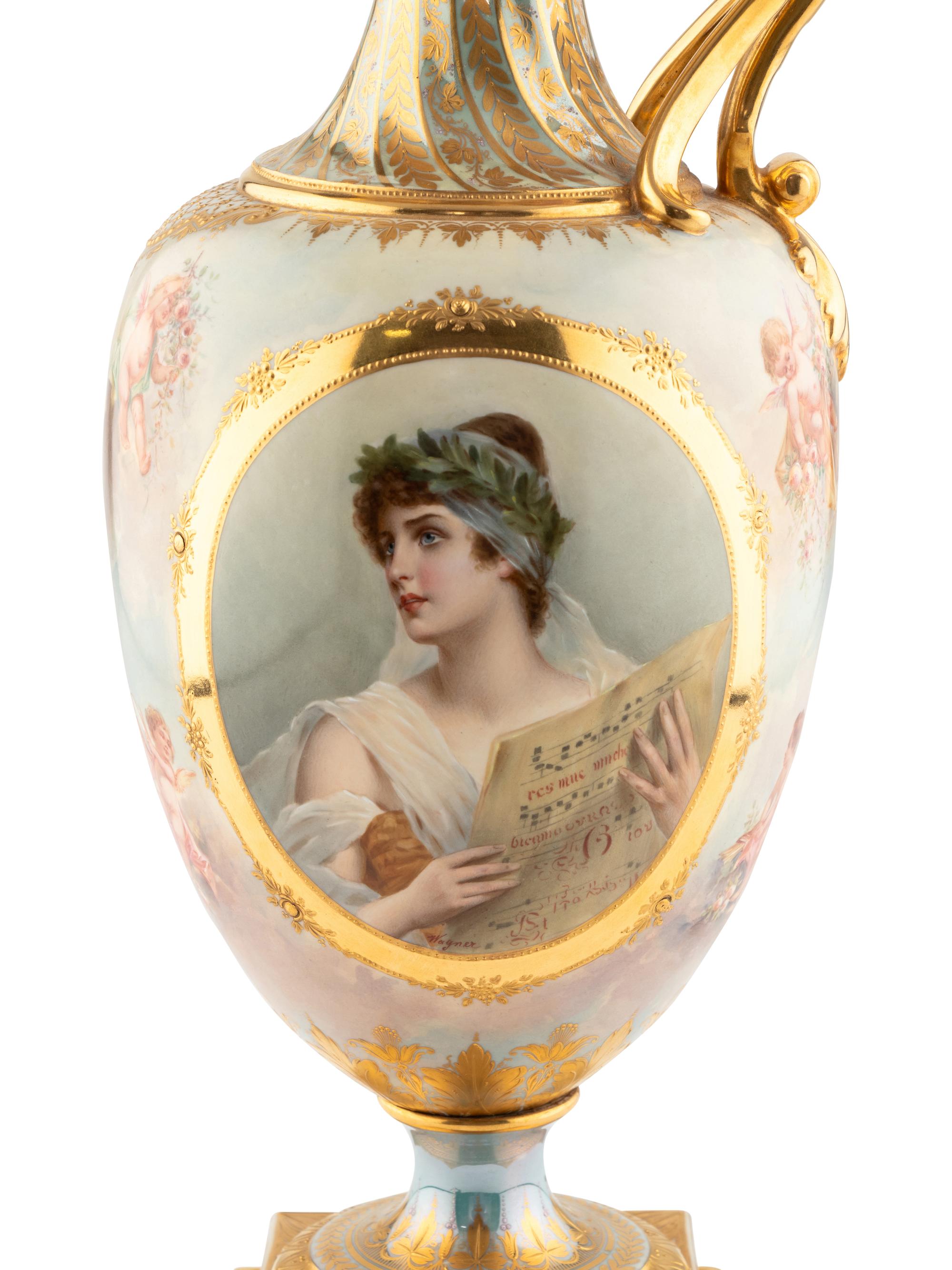 A Vienna Porcelain Ewer