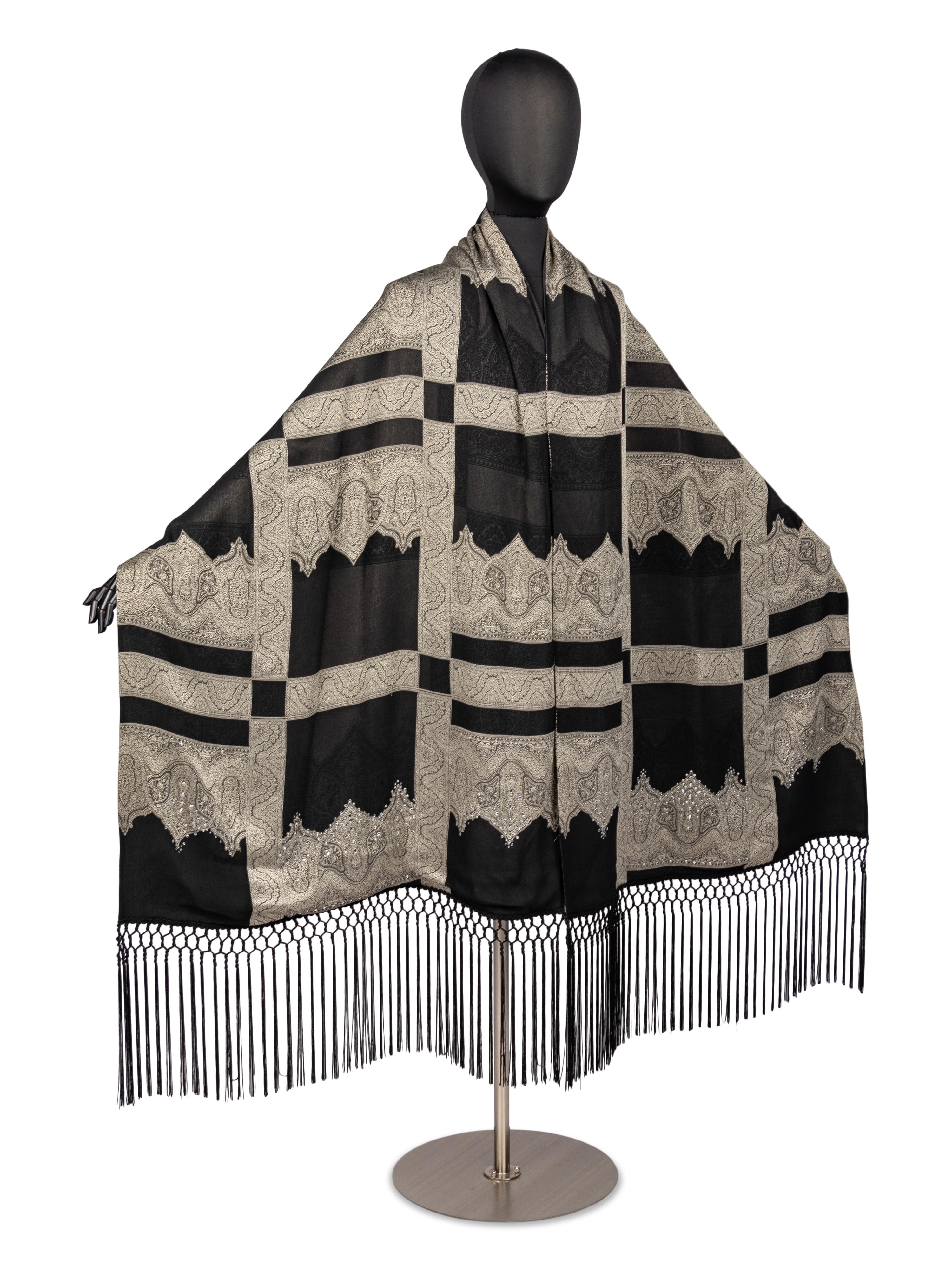 Christian Lacroix Wrap with Fringe, 1990s