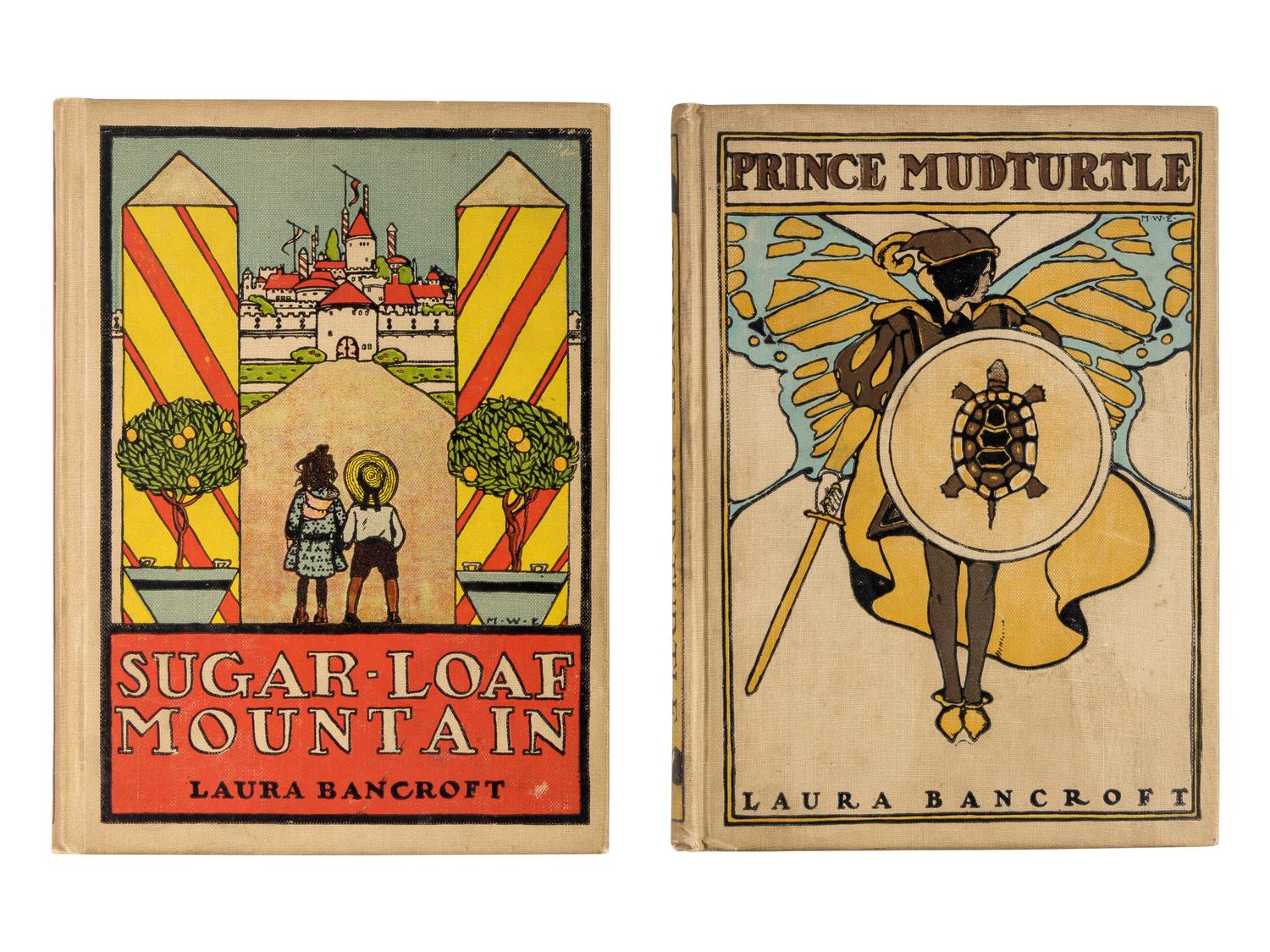 [CHILDREN'S BOOKS]. BAUM, L. Frank ("Laura Bancroft") (1856-1919). [The Twinkle Tales Series:] Mr. Woodchuck -- Bandit Jim Crow -- Prairie-Dog Town -- Prince Mud-Turtle -- Sugar-Loaf Mountain -- Twinkle's Enchantment . Chicago: Reilly & Britton Co., 1906.