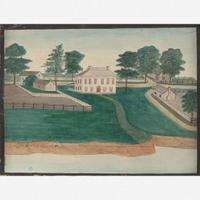 American School 19th century Two works: Views of South Amboy, New Jersey, one dated "1827"