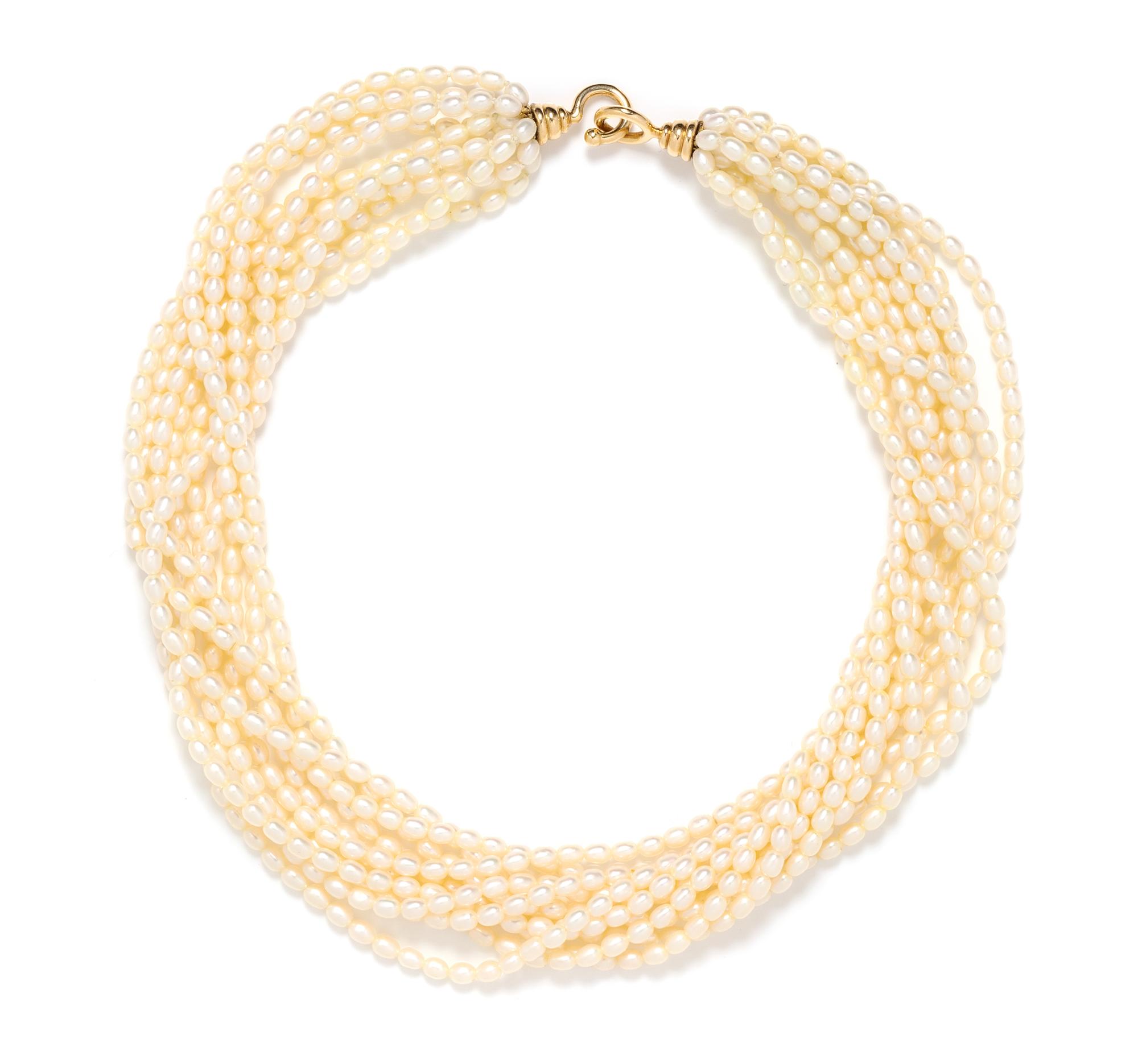 TIFFANY & CO., PALOMA PICASSO, CULTURED FRESHWATER PEARL TORSADE NECKLACE