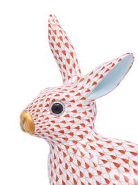 Two Herend Porcelain Rabbits