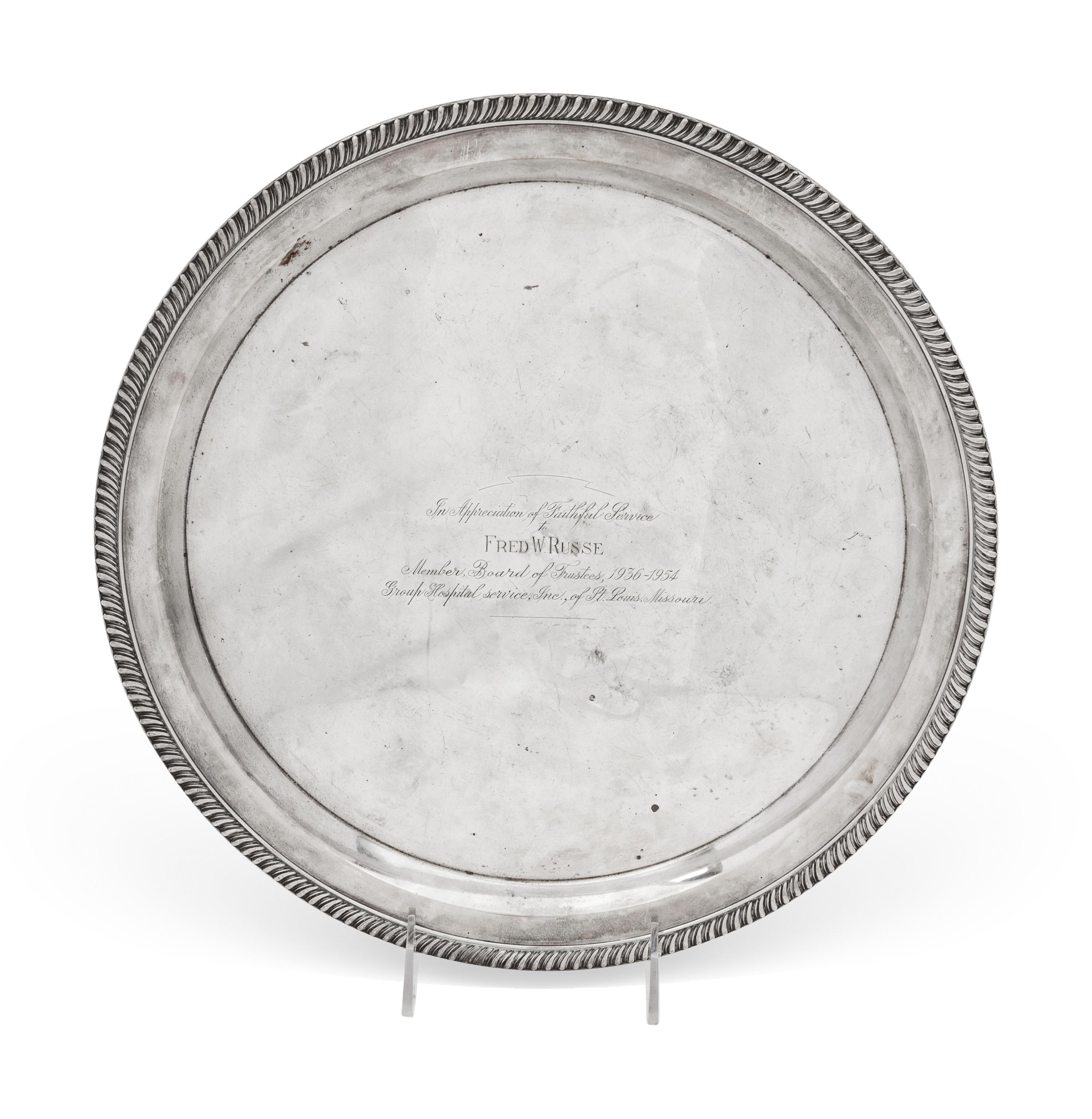 An American Silver Tray