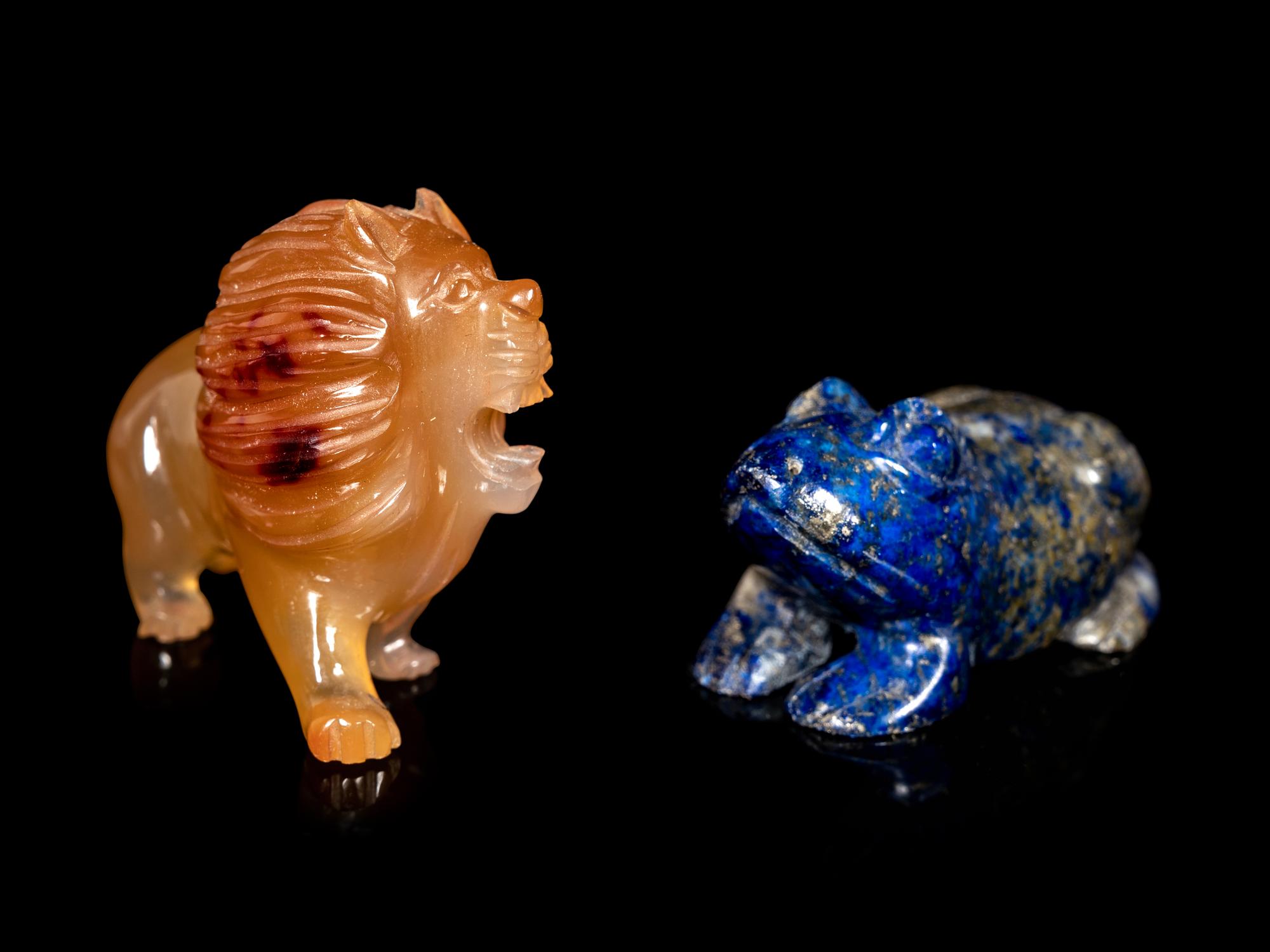 Four Chinese Hardstone Carvings