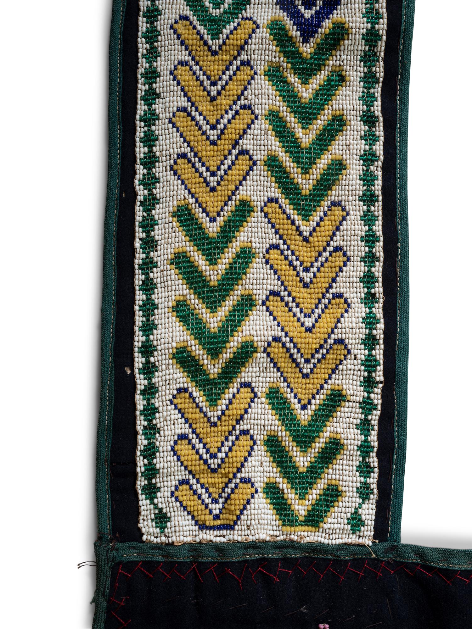 Potawatomi Loom-Beaded Bandolier Bag