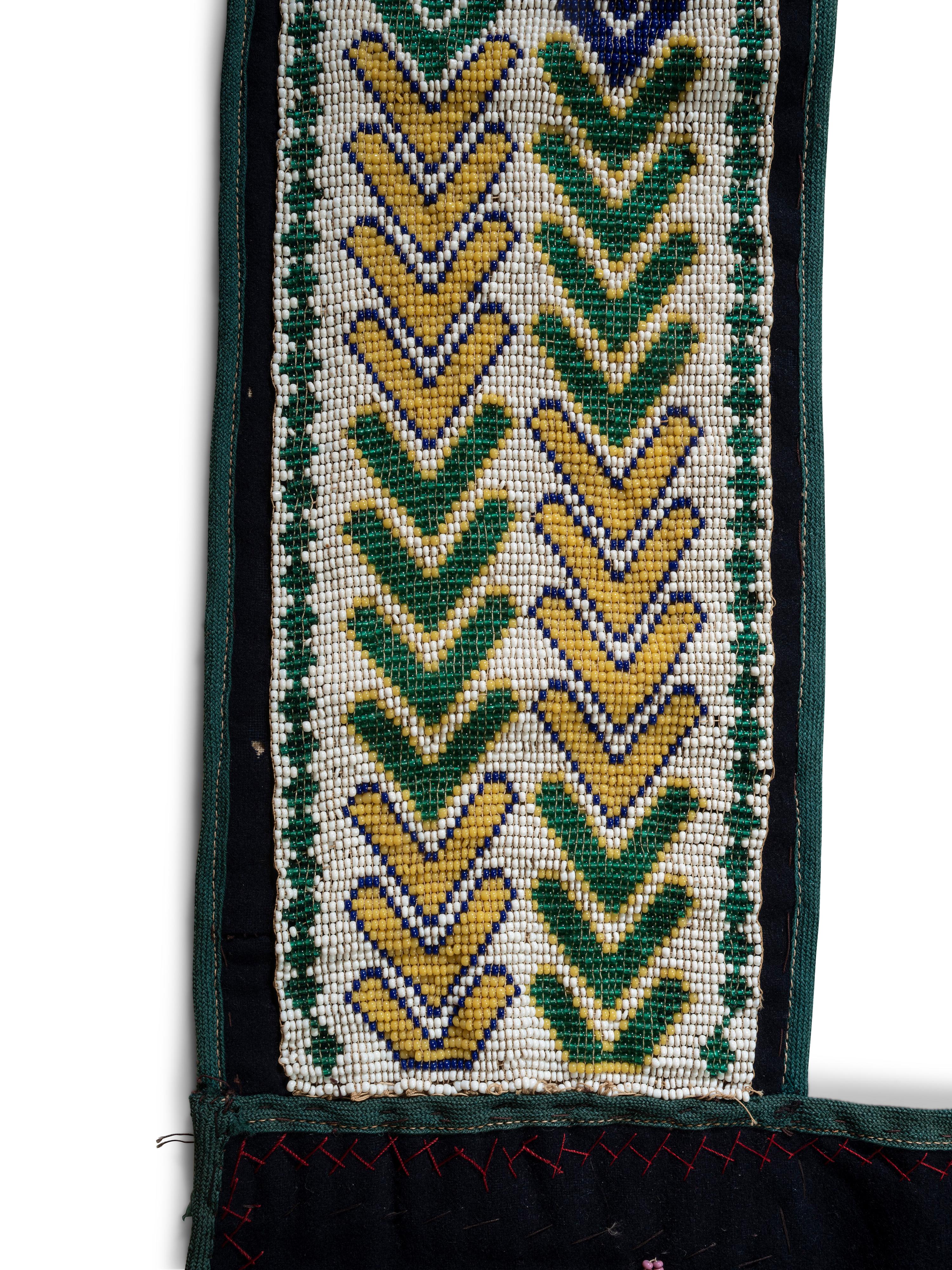 Potawatomi Loom-Beaded Bandolier Bag