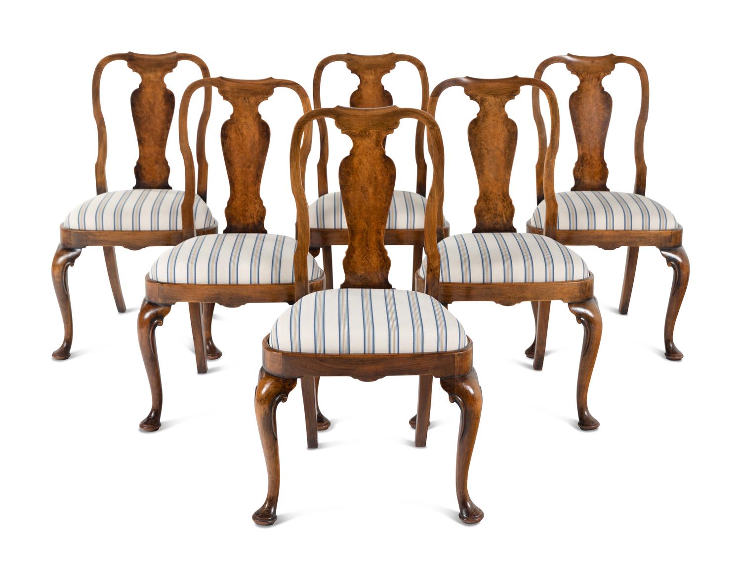 A Set of Six George I Style Dining Chairs