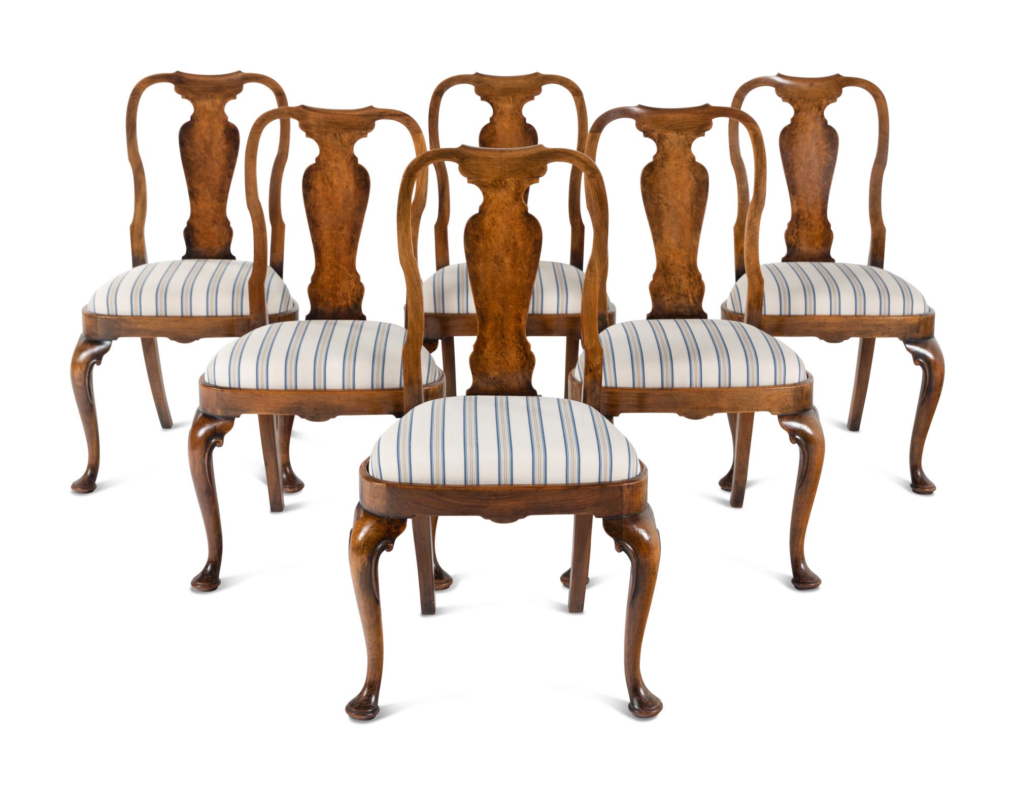 A Set of Six George I Style Dining Chairs