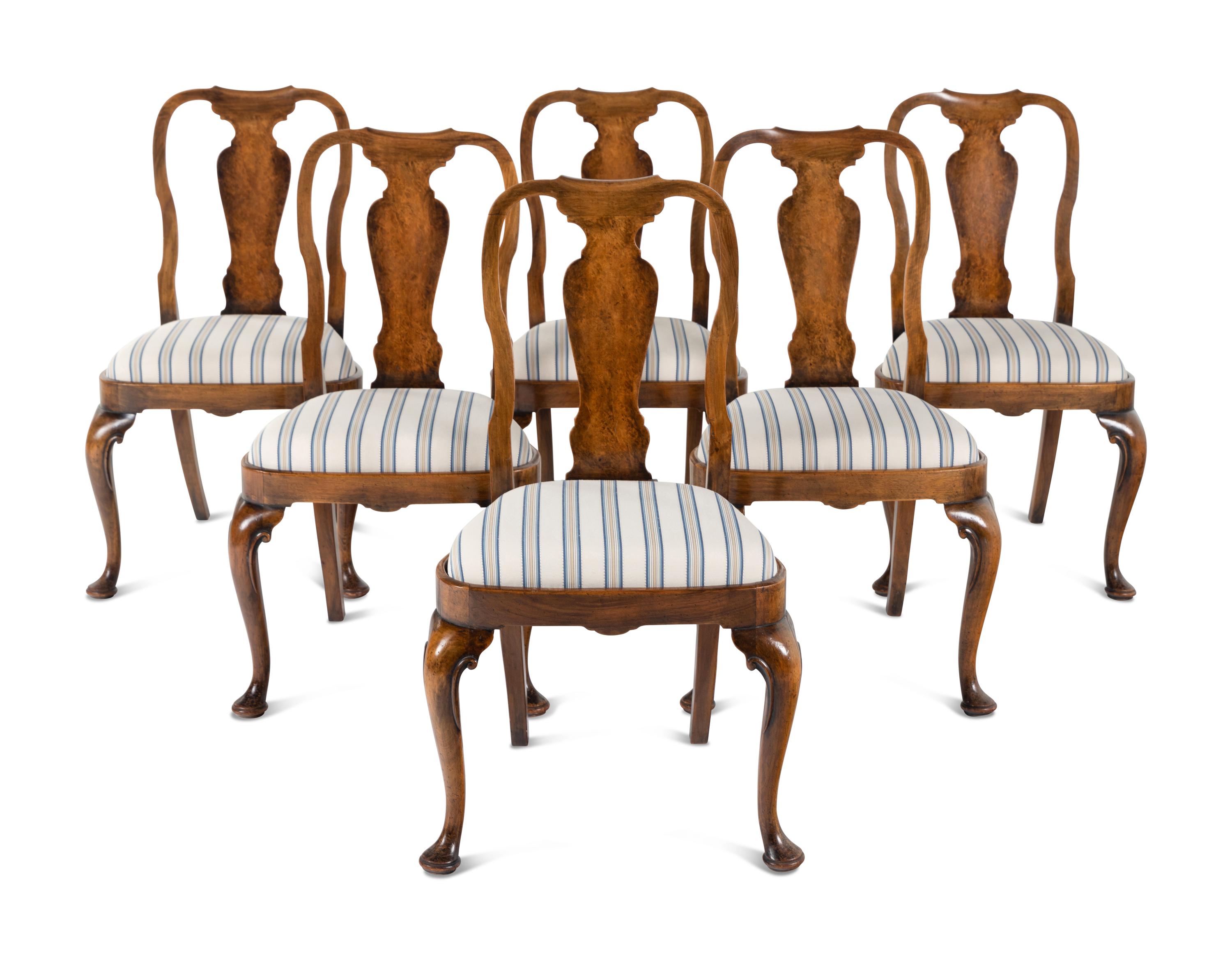 A Set of Six George I Style Dining Chairs