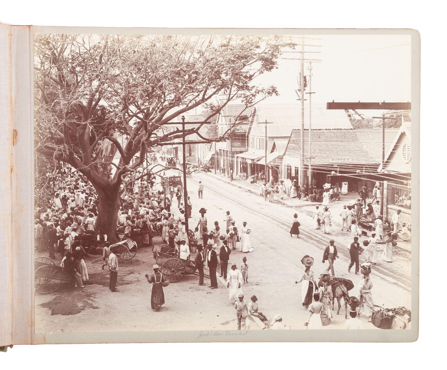 [EARLY PHOTOGRAPHY] -- [JAMAICA]. Album containing several photographs of Black subjects in Jamaica.