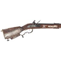 Contemporary Flintlock Jaeger Rifle by John B. Derrick (American, b.1936)