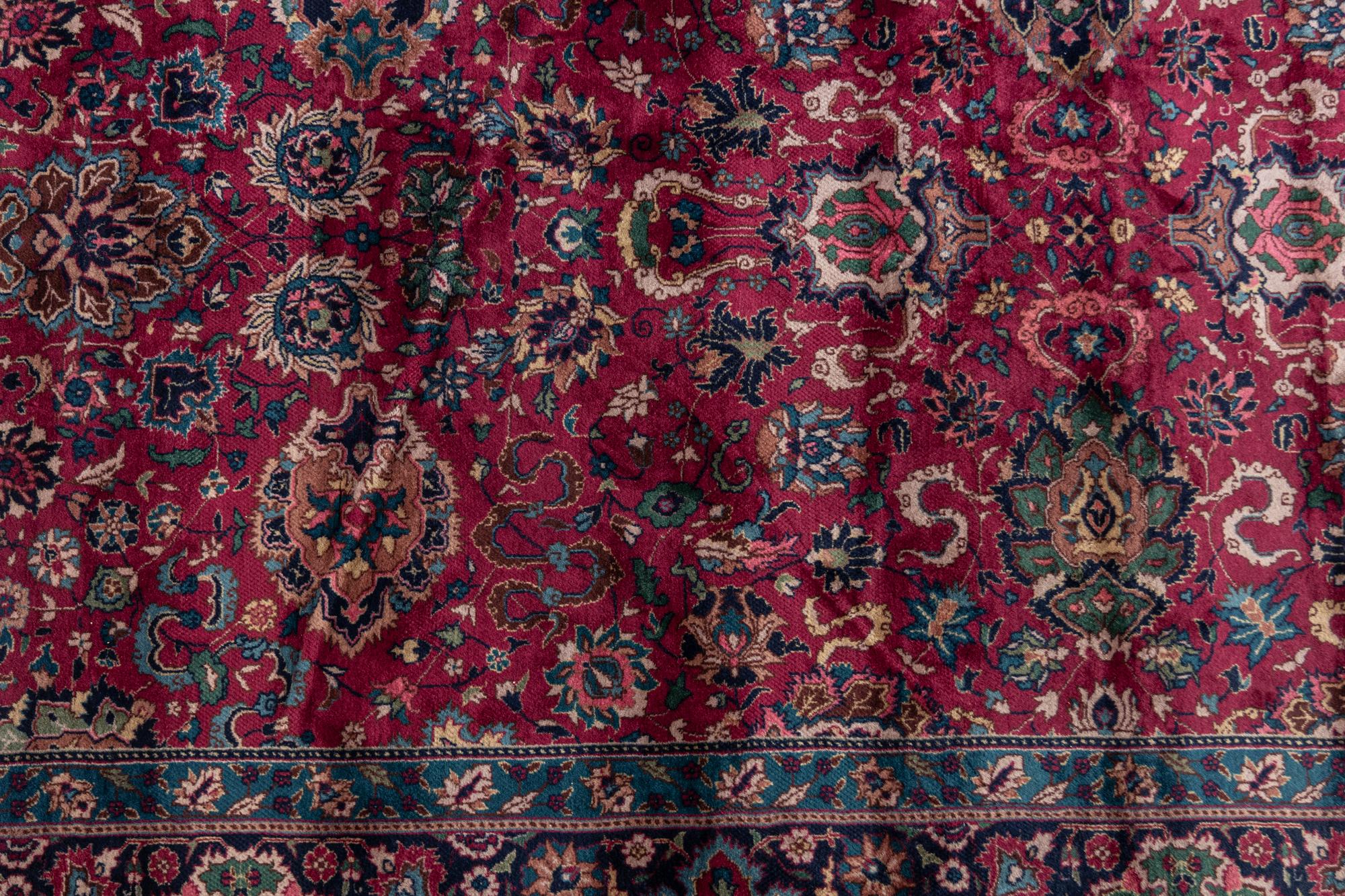 A Kashan Wool Rug