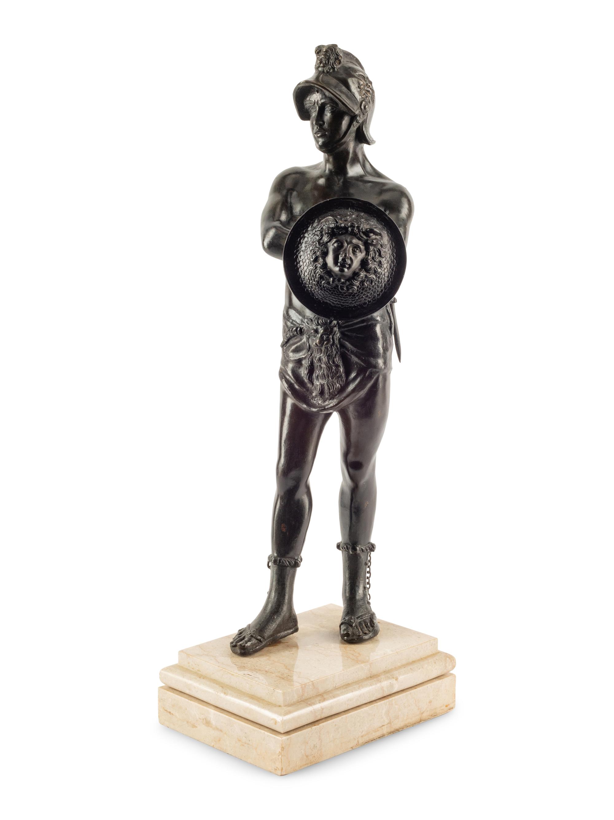 A Continental Neoclassical Bronze Figure
