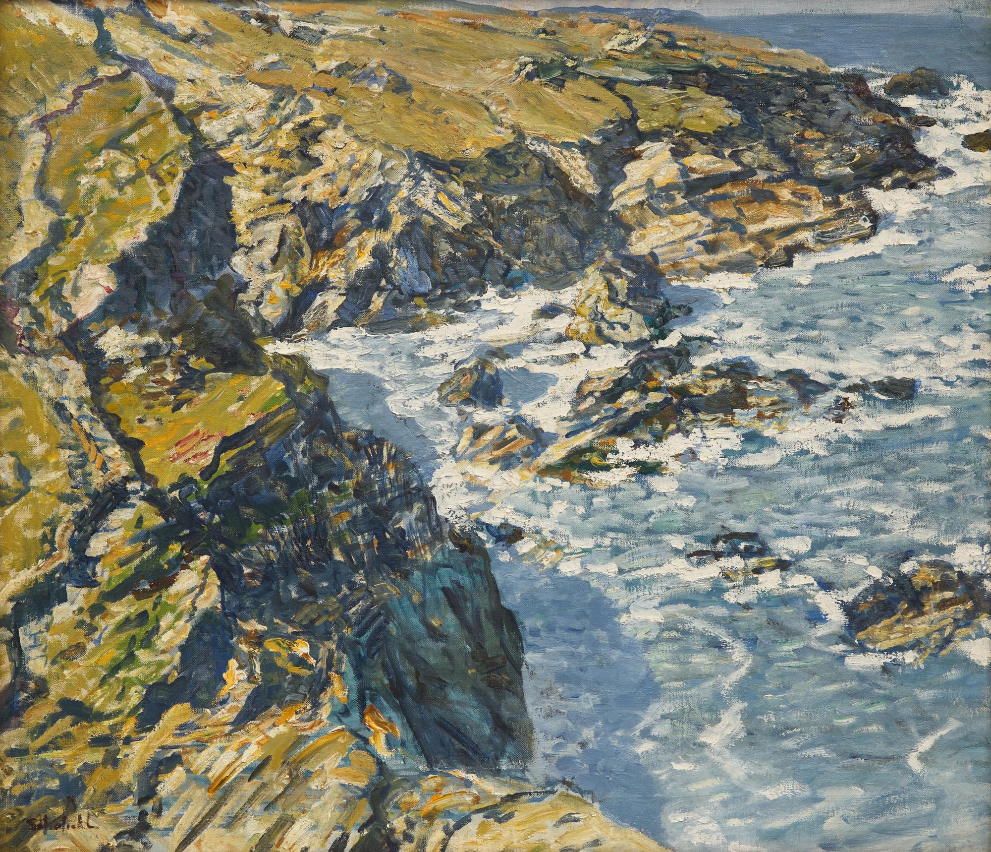 Walter Elmer Schofield (American, 1867-1944) — After the Storm (Cornish Cove), c. 1941