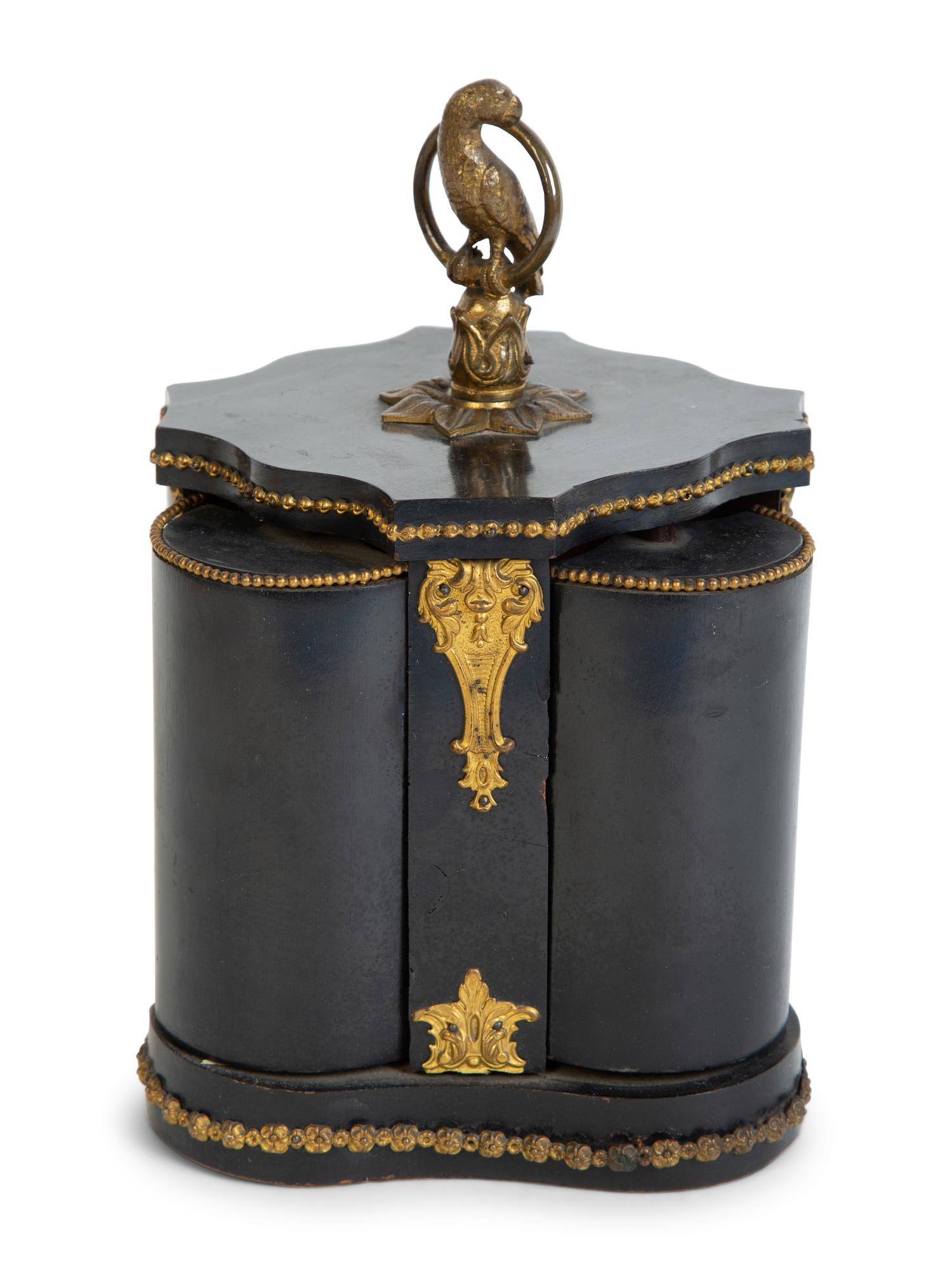 A Napoleon III Gilt Metal Mounted Scent Caddy — 19TH CENTURY