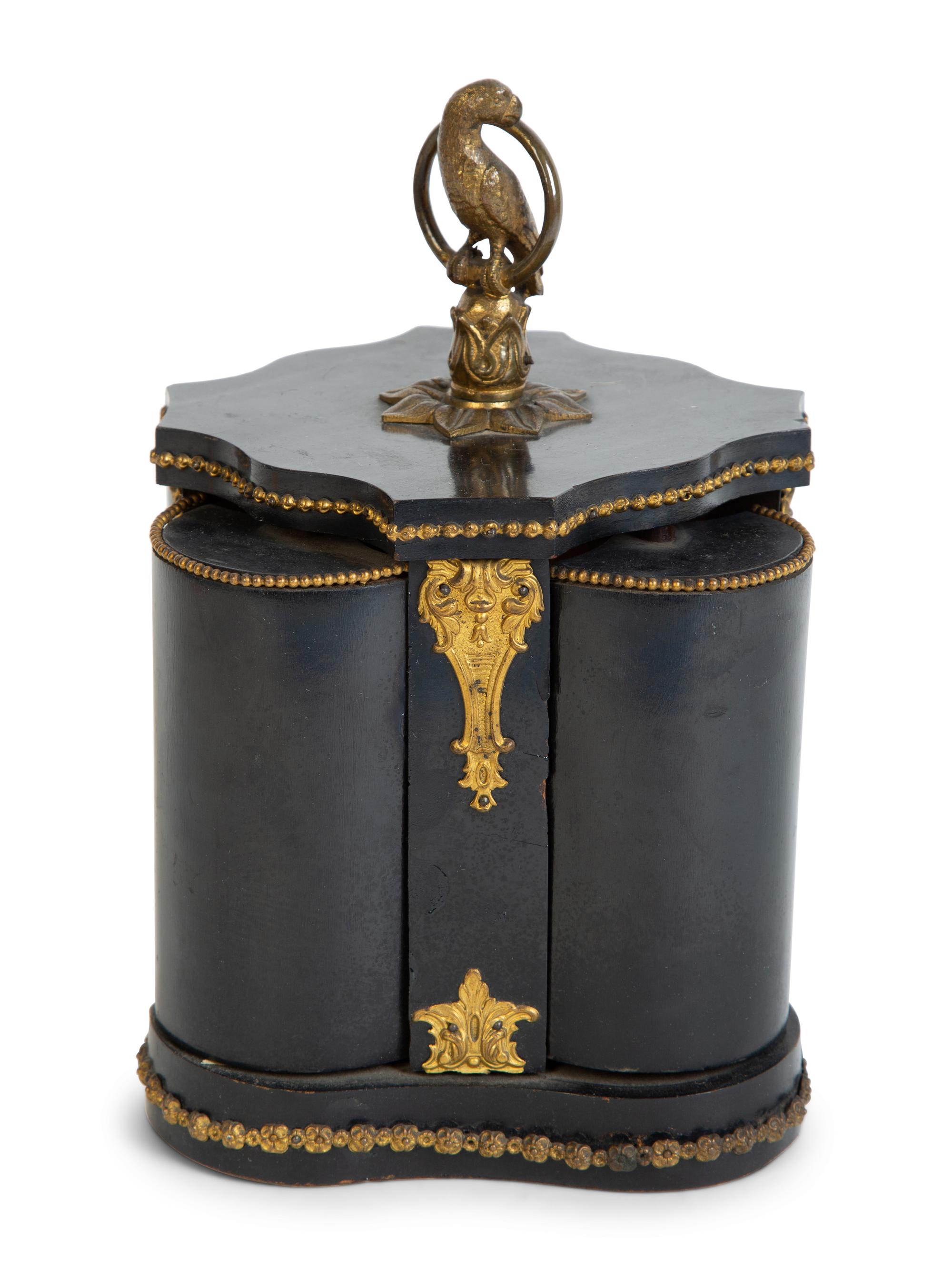 A Napoleon III Gilt Metal Mounted Scent Caddy — 19TH CENTURY