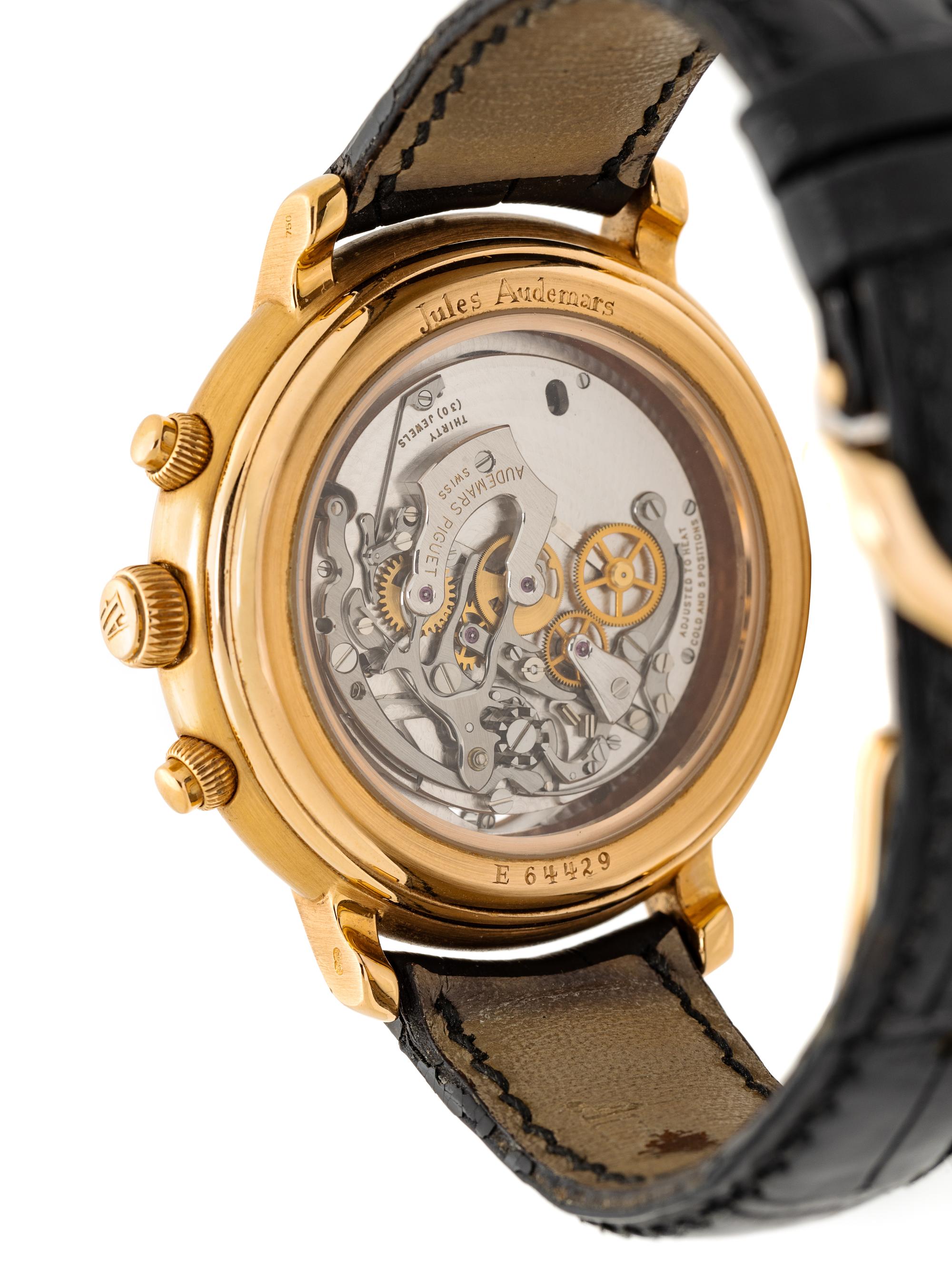 A FINE AND WELL-PRESERVED AUDEMARS PIGUET, REF. 25909 18K PINK GOLD 'JULES AUDEMARS' TOURBILLON CHRONOGRAPH WRISTWATCH
