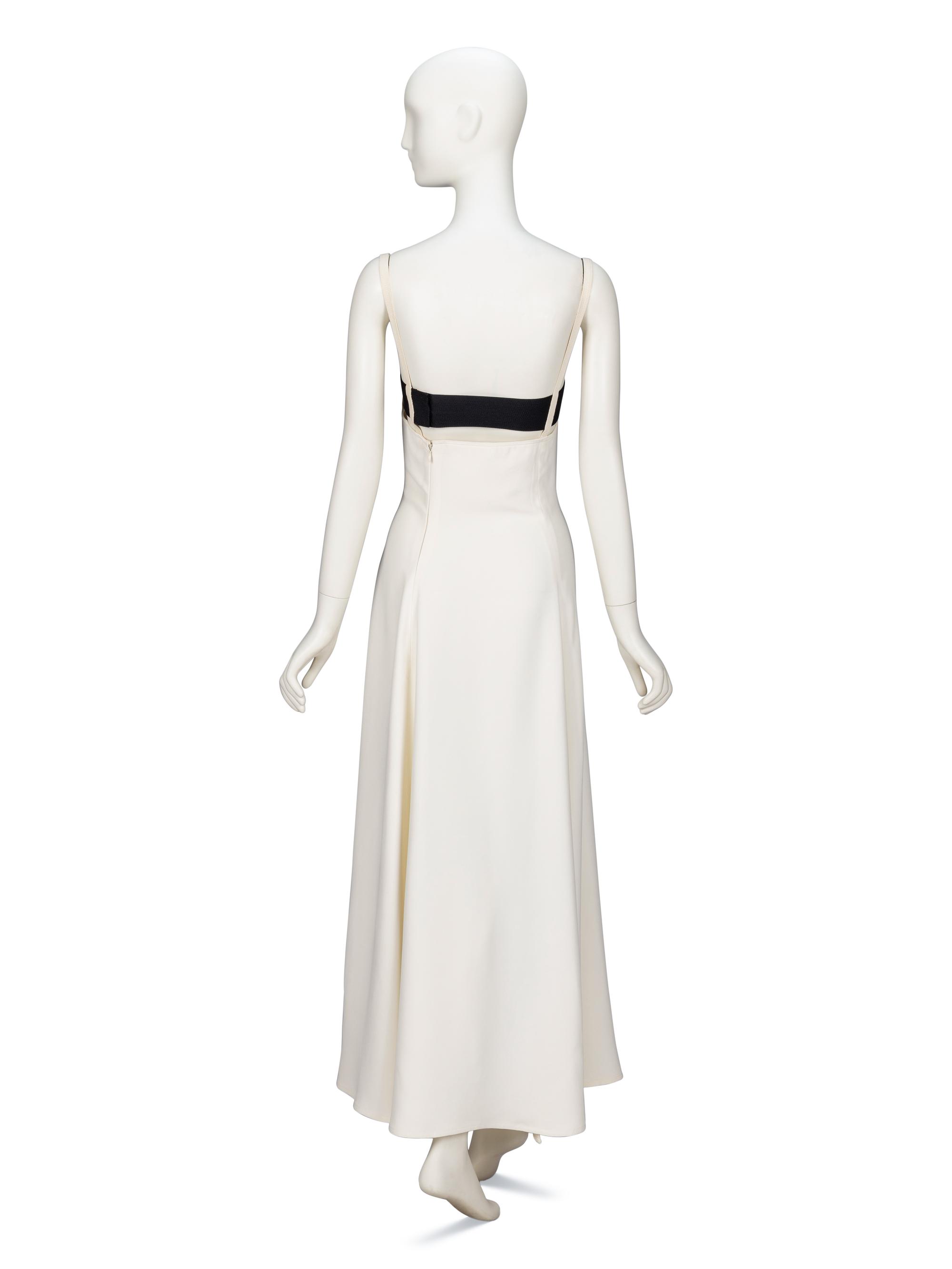 Gianni Versace, Black & White Bustier Gown, 1993