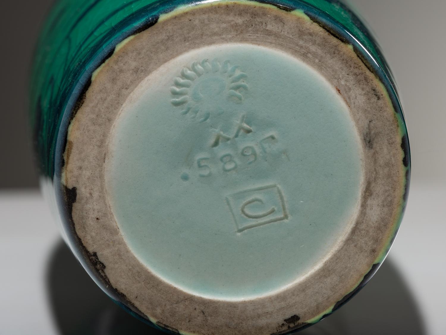 Two-Color Scenic Vase, 1920
