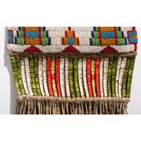 Sioux Beaded Hide Tobacco Bag