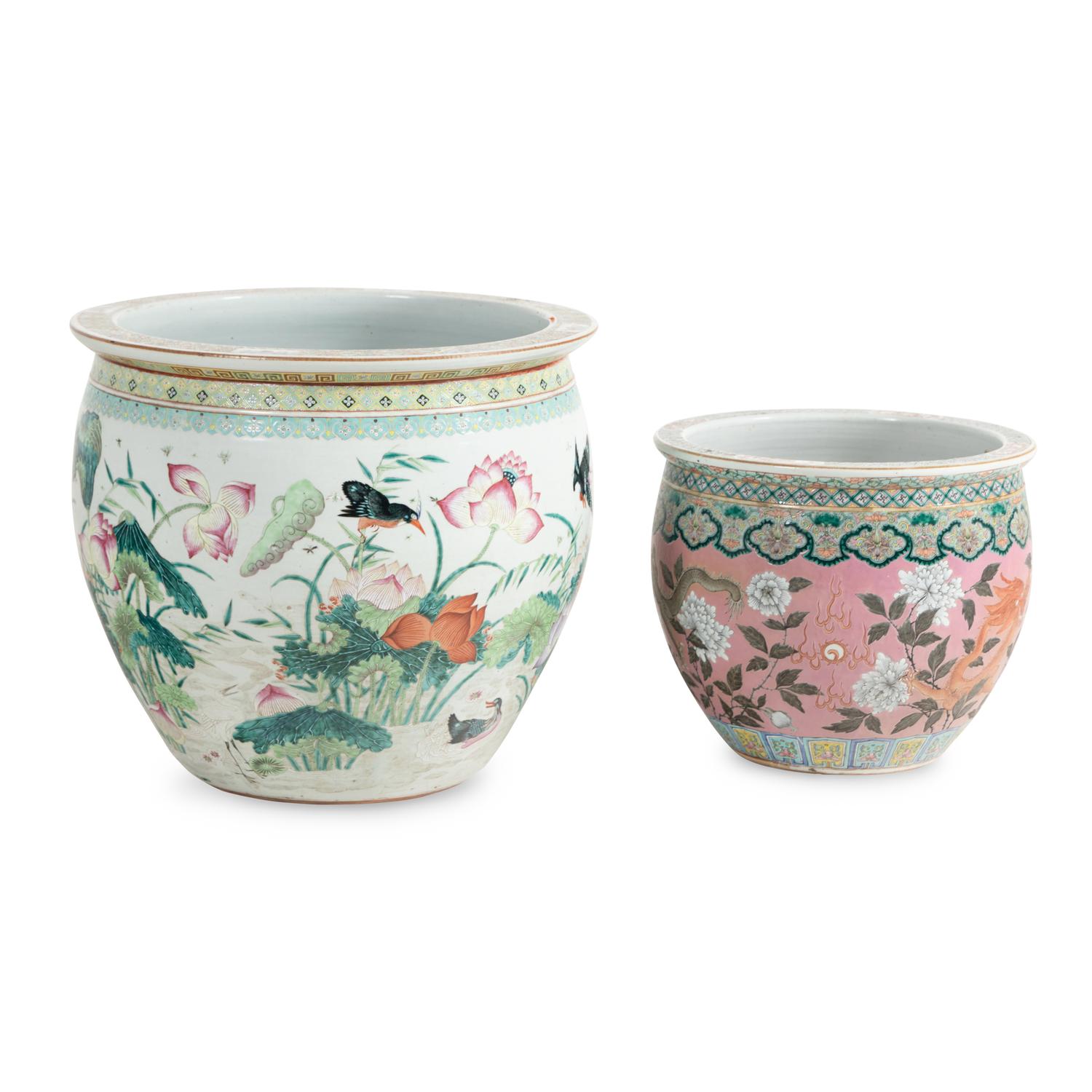 Two Chinese Jardinières