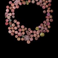 A Group of Chinese Tourmaline Beads — 碧璽珠一組