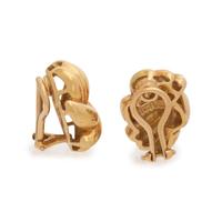 TIFFANY & CO., YELLOW GOLD EARRINGS